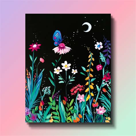 101 Cute & Easy Acrylic Painting Ideas for Beginners on Canvas.